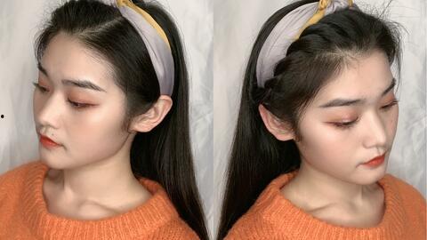 发带编发视频,轻松打造时尚发型，展现个性魅力